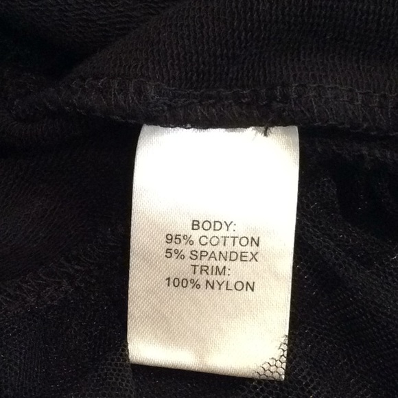 Anthropologie Moelleux Tulle Hem Top Black Small - Picture 4 of 6